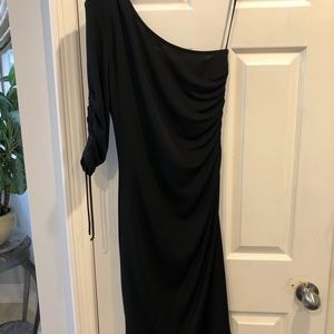 Sleek Black Cocktail Dress